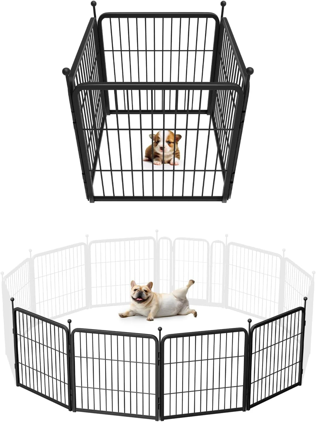 Special Rollick Dog Playpen, Indoor, 24 H, 8 Panels - Image 61