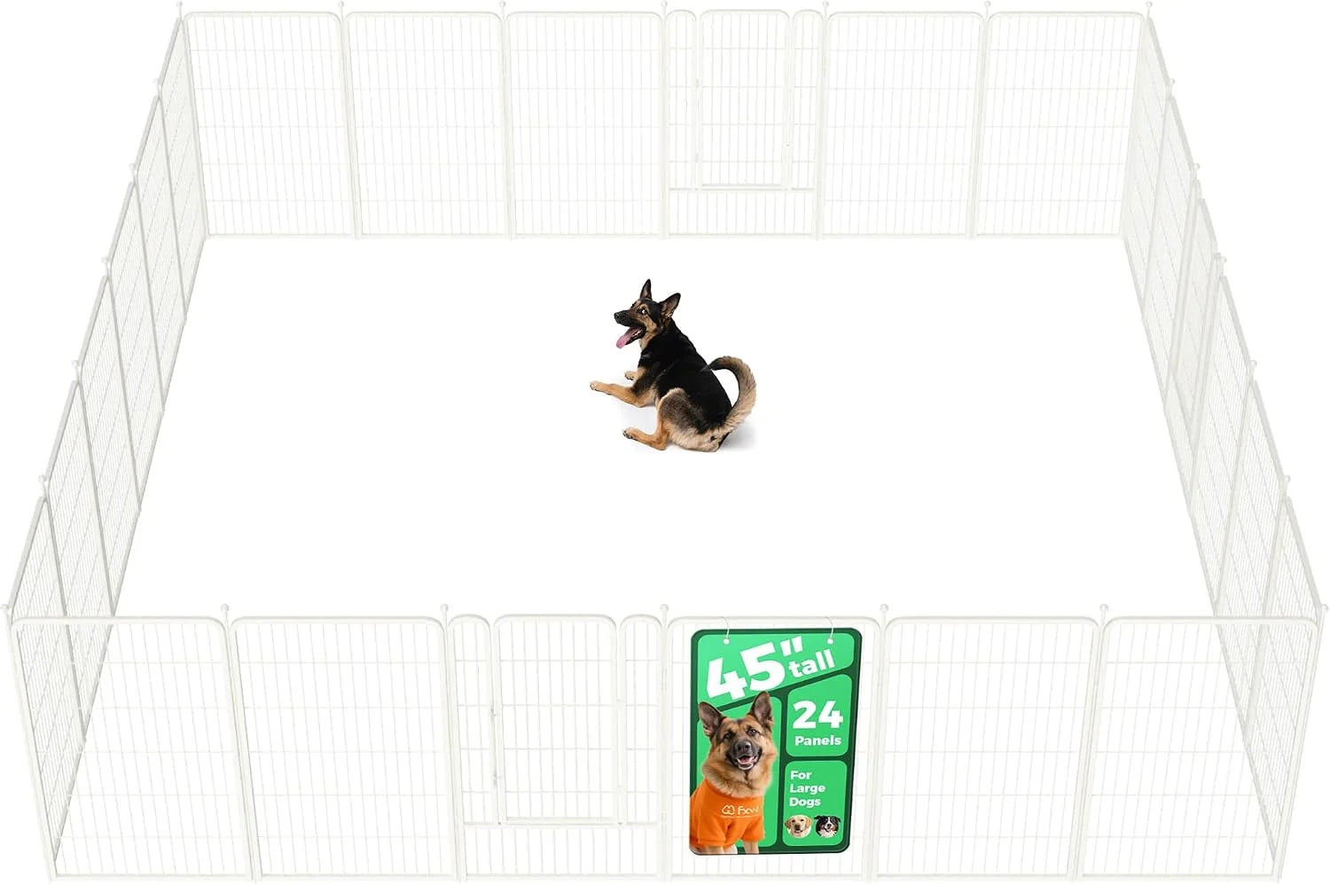 Special Rollick Dog Playpen, Indoor, 24 H, 8 Panels - Image 50