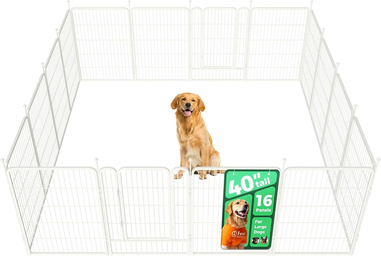 Special Rollick Dog Playpen, Indoor, 24 H, 8 Panels - Image 44