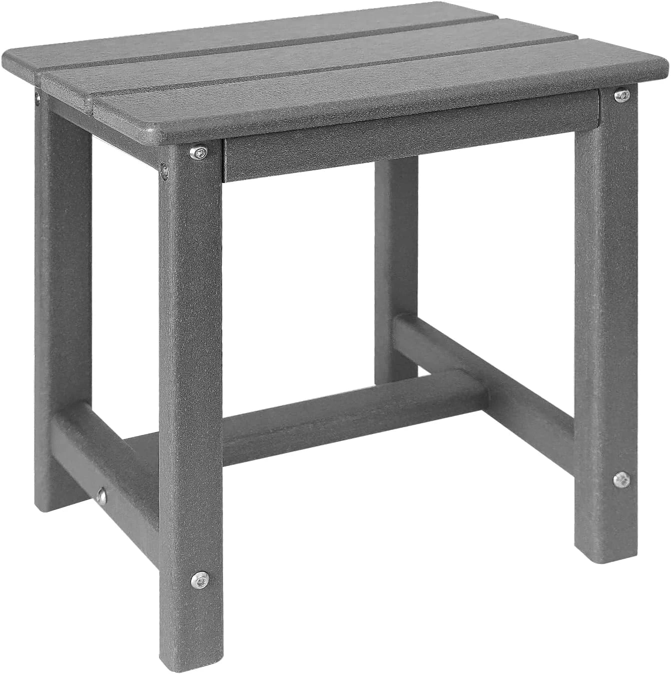 Special Adirondack Square Outdoor Side Table,2-Tier Storage Patio Side Table - Image 15