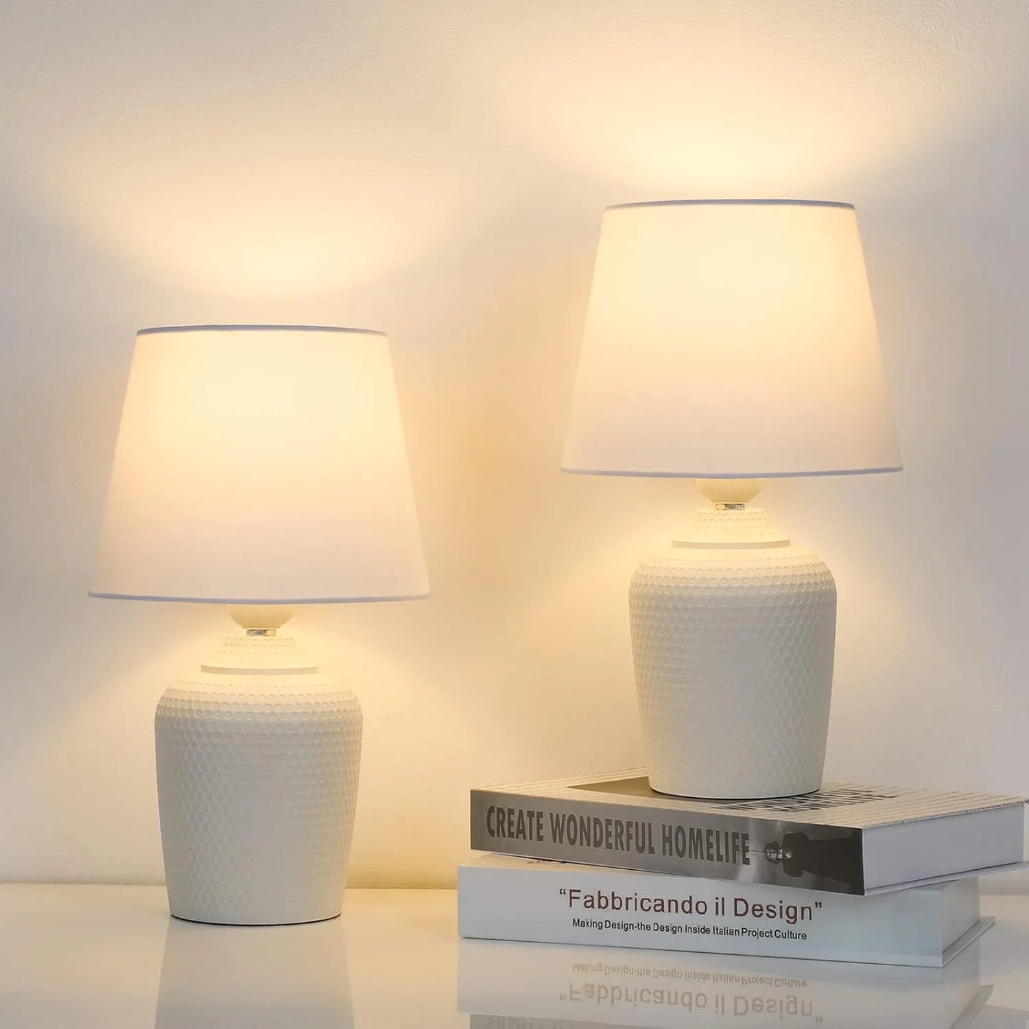 Special Small 11.8” Table Lamps Set of 2 - Image 5