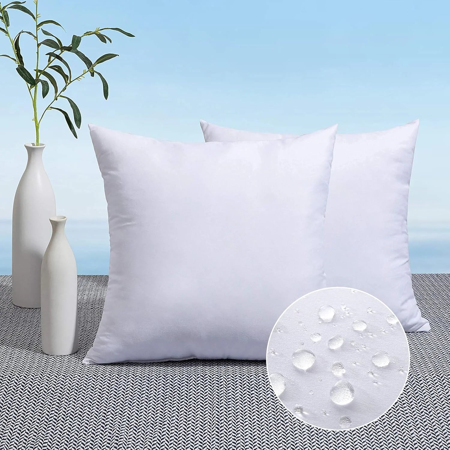 Special Of 2 12x20 Inch Outdoor Pillow Inserts - Image 2