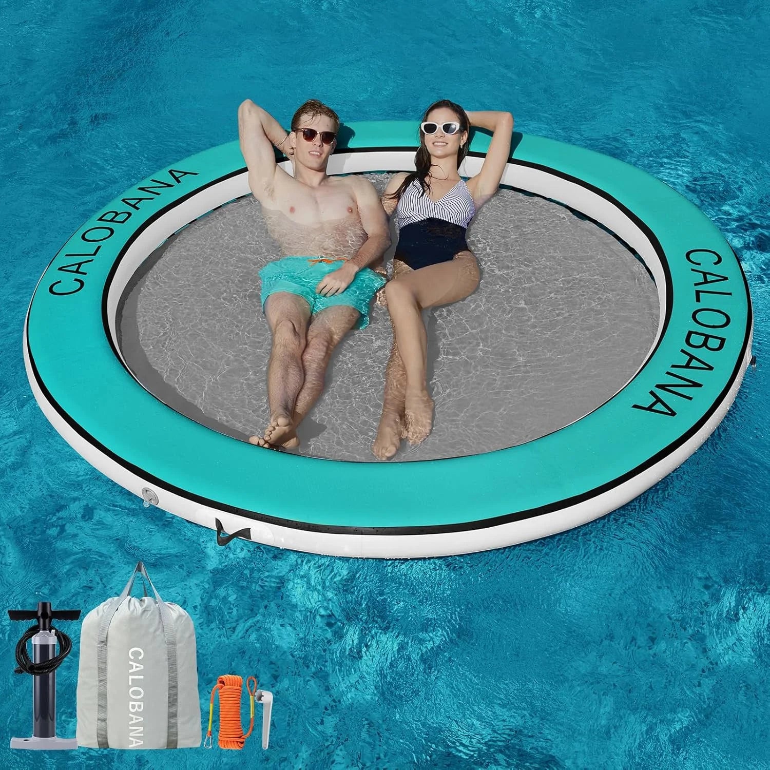 Special Inflatable Water Hammock for Adults Lake Party Multi Person - Image 12