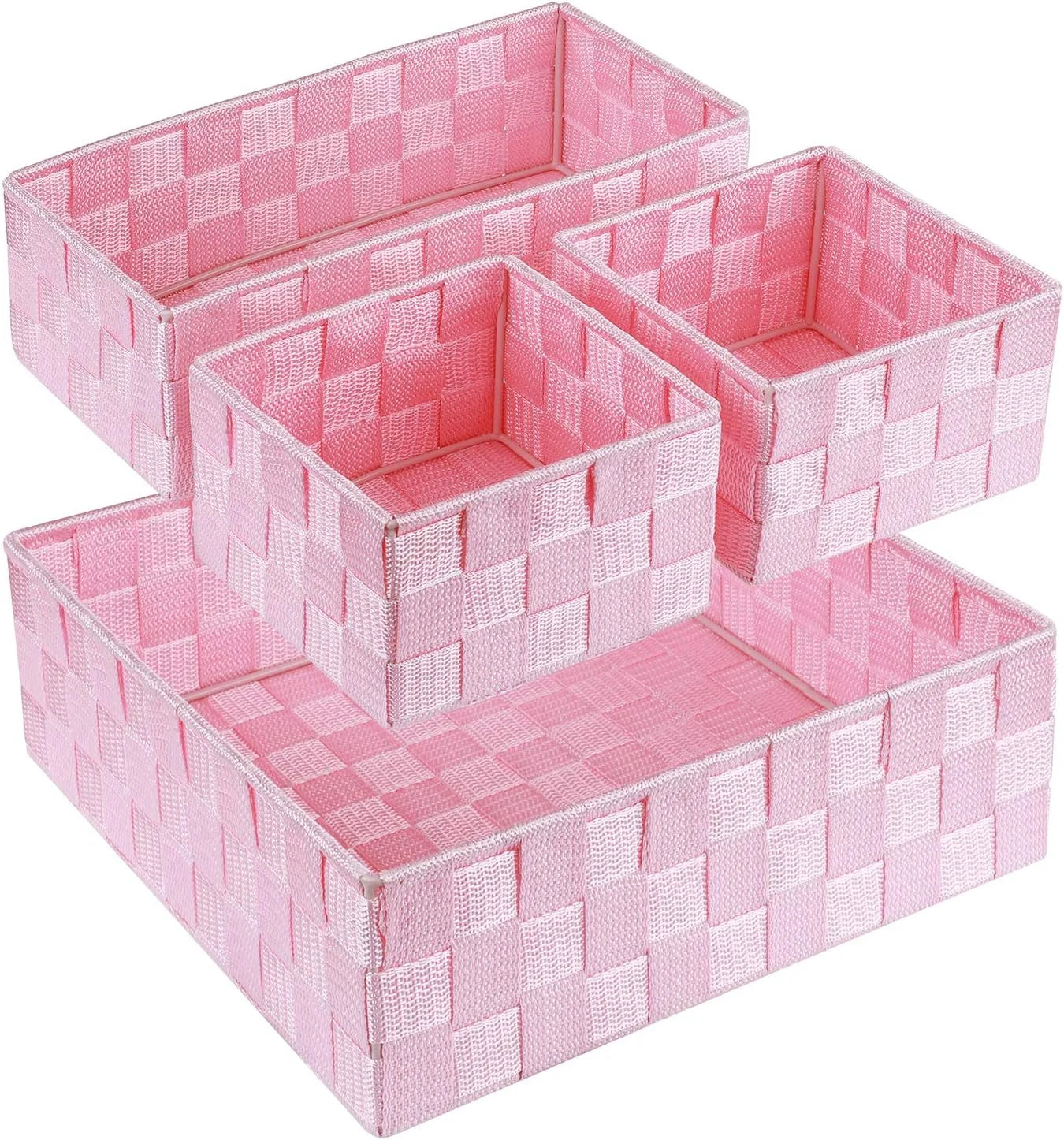 Special Woven Storage Baskets for Organizing 6 Pack, Large&Small Storage Cube Bins Set for Bathroom, Storage Boxes - Image 10