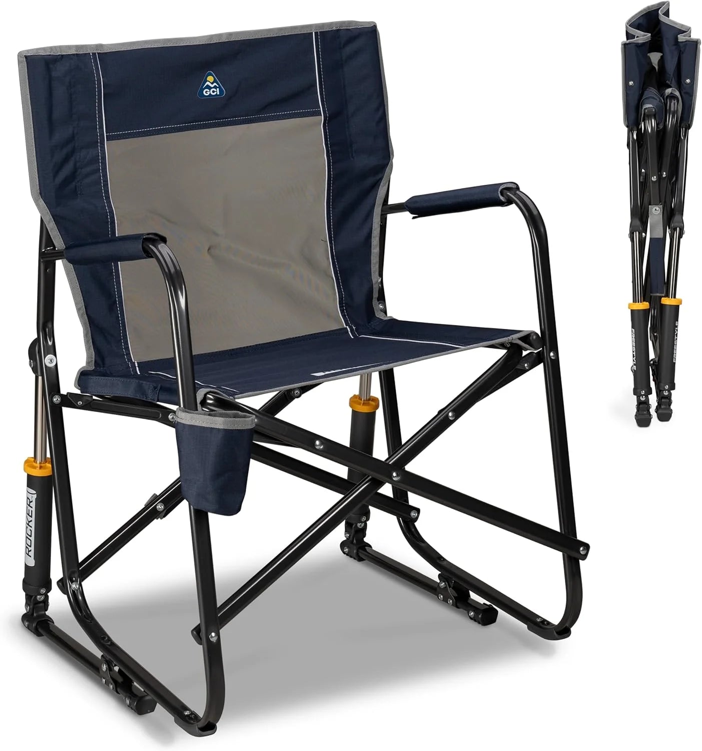 Special Outdoor Freestyle Rocker Camping Chair " Black