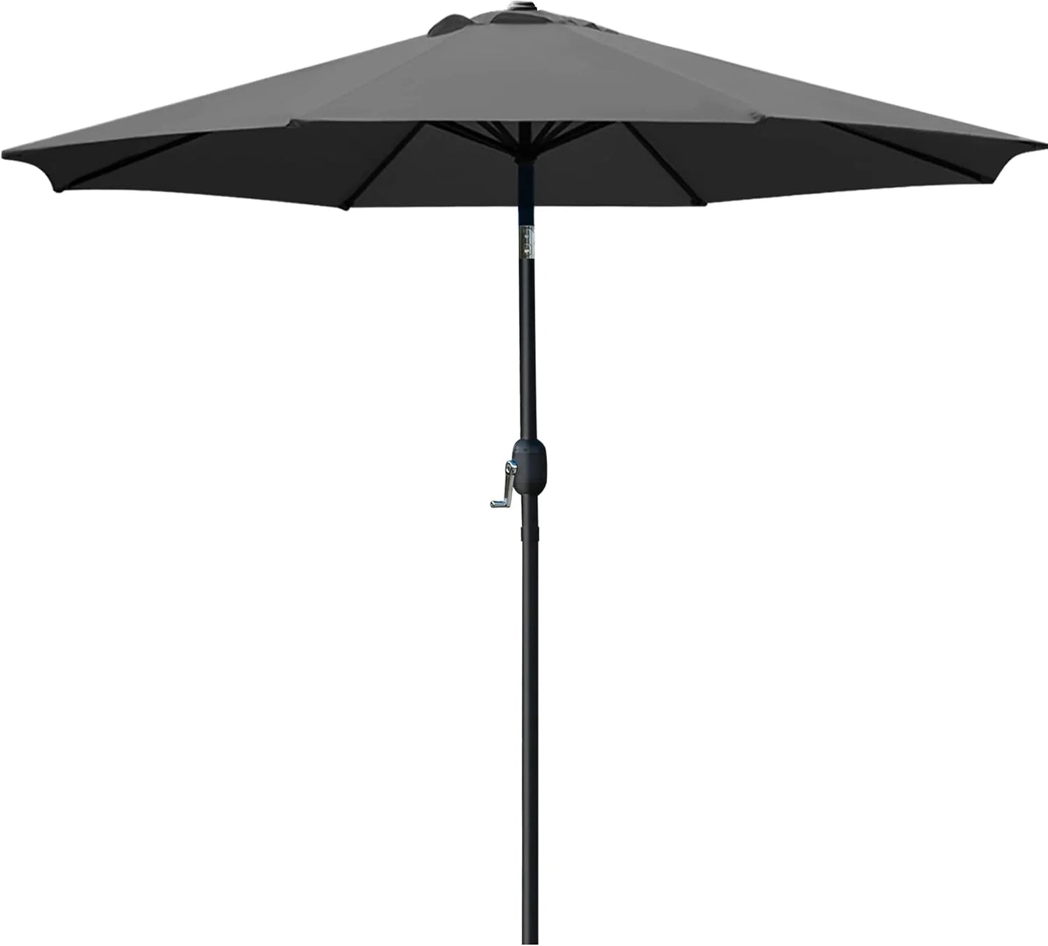 Special Sunnyglade 9" Patio Umbrella Outdoor Table Umbrella with 8 Ribs Tan - Image 13