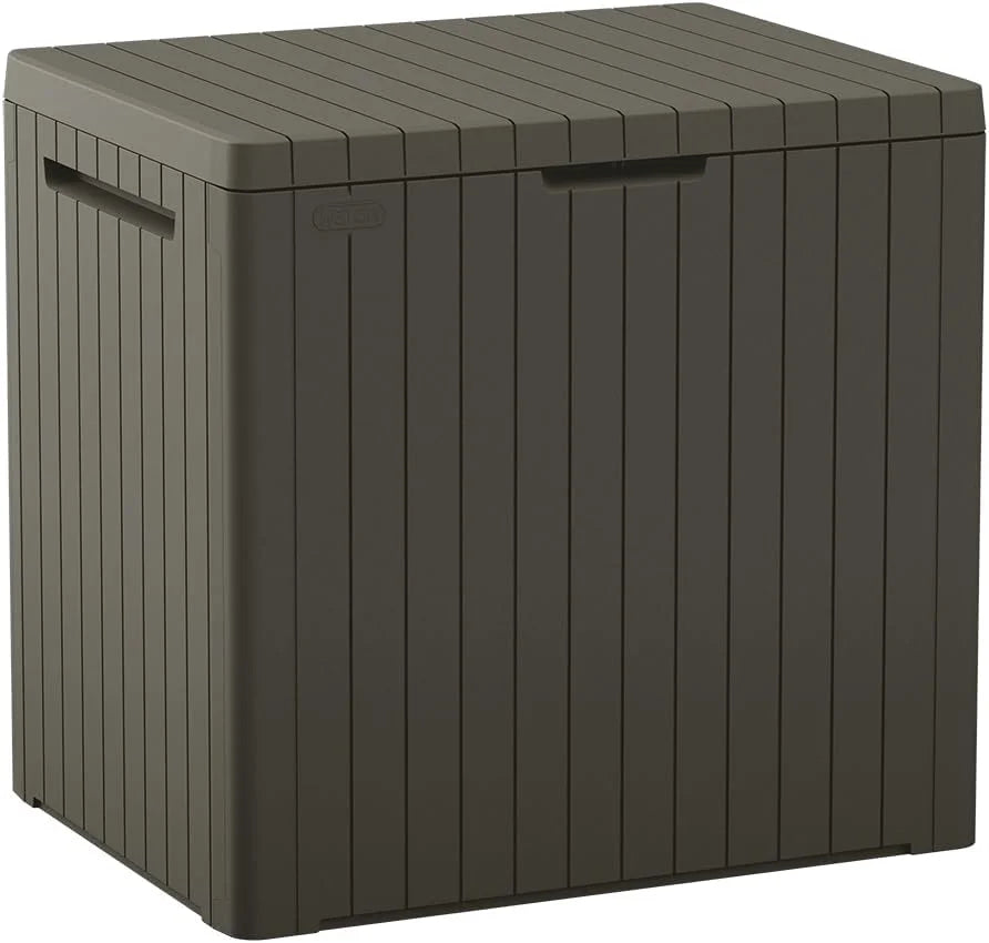 Special Keter City 30 Gal Outdoor Storage Box and Patio Side Table - Image 3