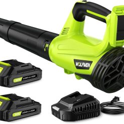 Alternative view of Special Blower, Electric Cordless Leaf Blower with 2 Batteries and Charger, 2 Speed Mode