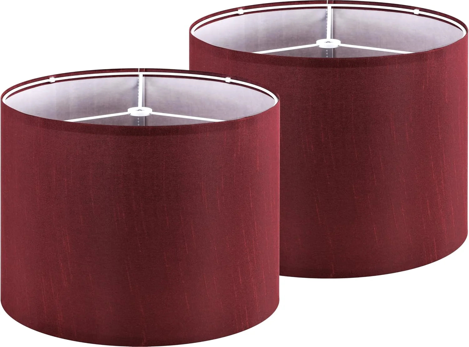 Special GO&SO 13 Drum Boho Lamp Shades Set of 2 Medium, 0.41 Spider Farmhouse Lamp Shade for Small Floor Lamp - Image 16