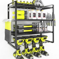 Special Power Tool Organizer, Garage Tool Organizers and Storage, Drill Holder Wall Mount
