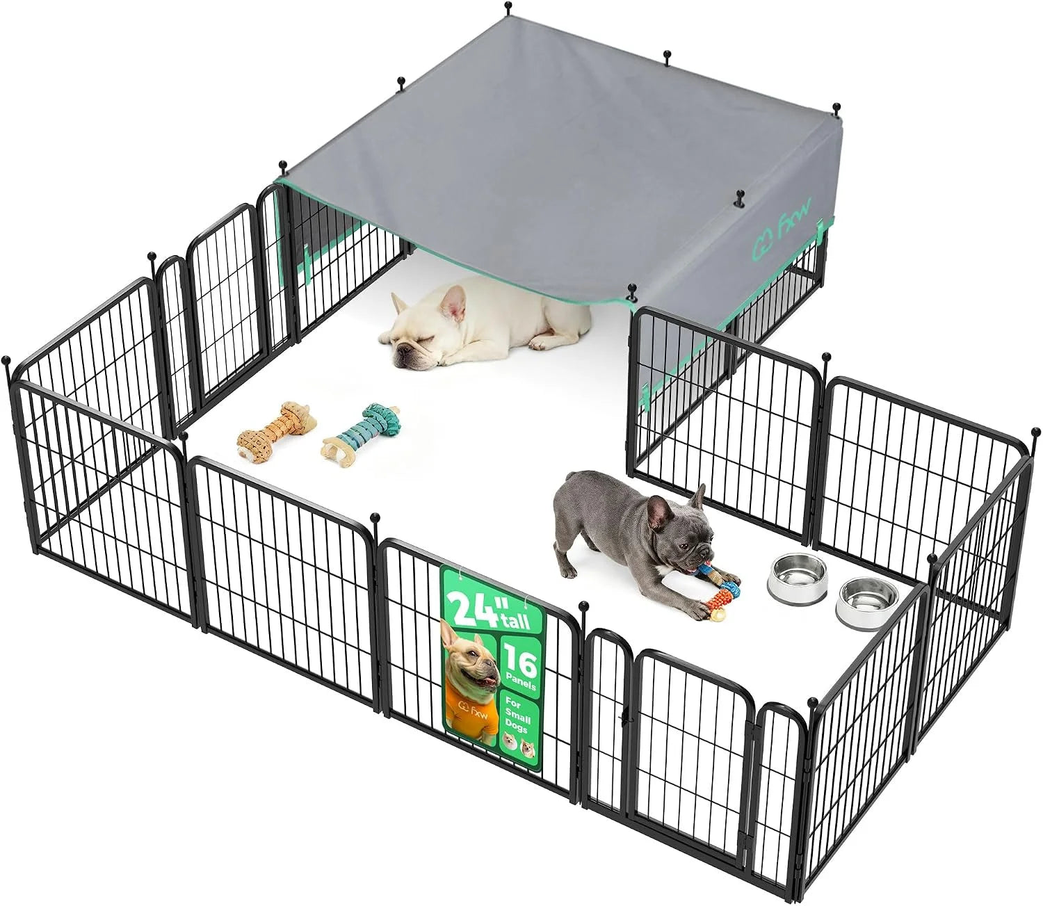 Special Rollick Dog Playpen, Indoor, 24 H, 8 Panels - Image 32