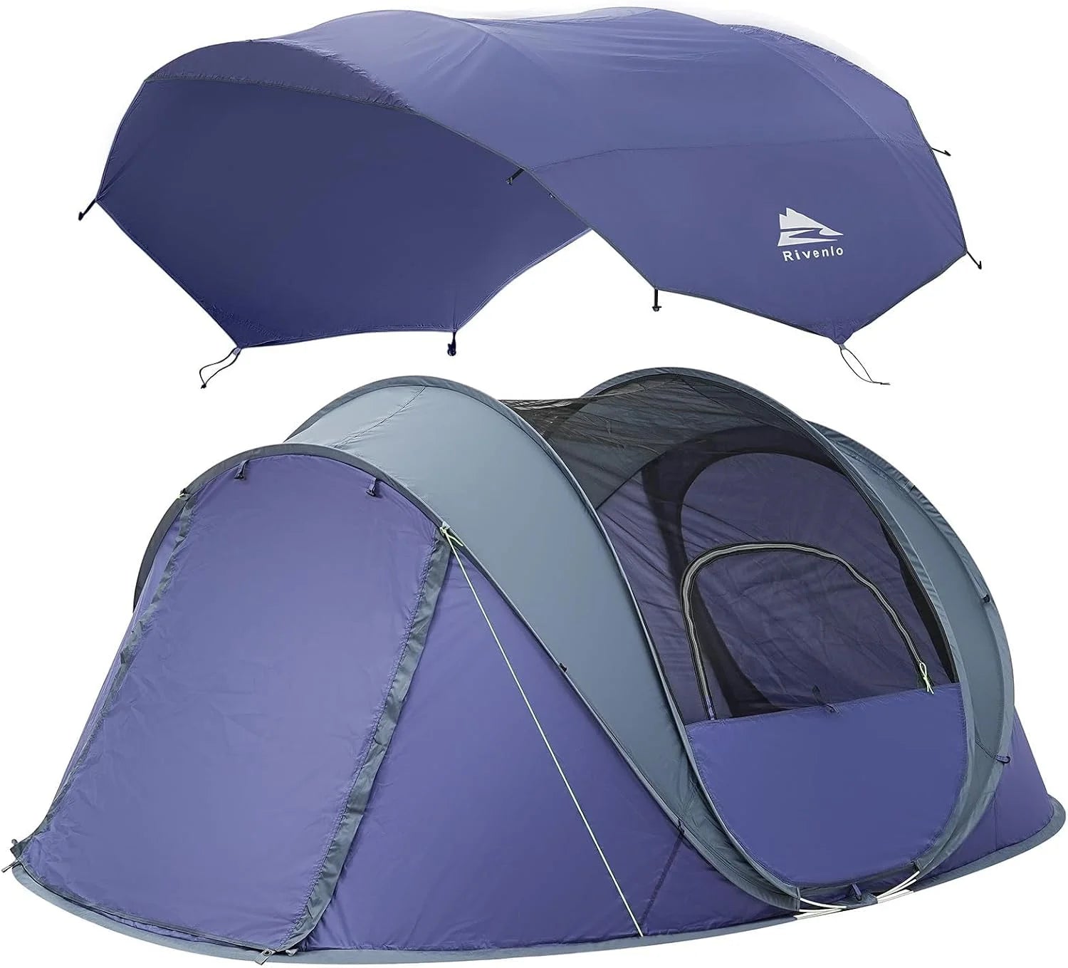 Special 4/6 Person Easy Pop Up Tent, Camping Tent with Skylight and Rainfly, Waterproof - Image 3