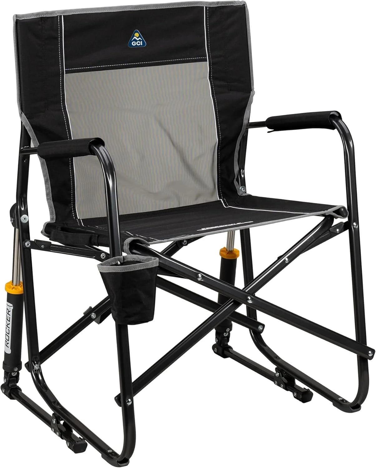 Special Outdoor Freestyle Rocker Camping Chair " Black - Image 11