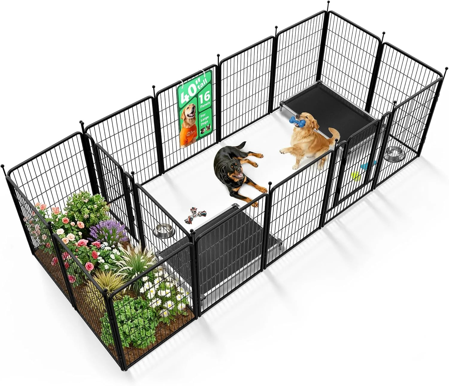 Special Rollick Dog Playpen, Indoor, 24 H, 8 Panels - Image 58