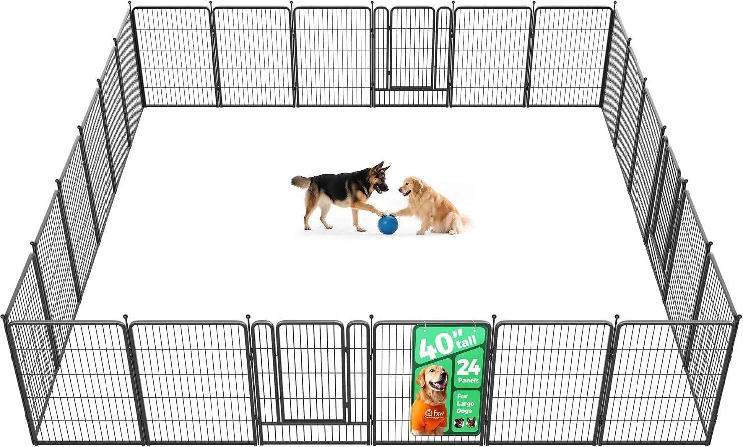 Special Rollick Dog Playpen, Indoor, 24 H, 8 Panels - Image 21