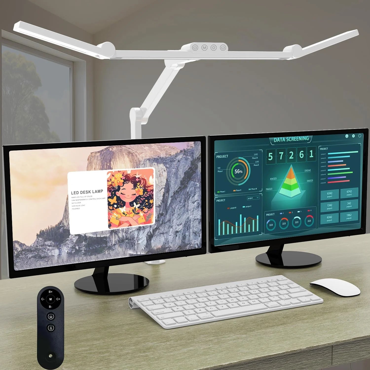 Special Micomlan Led Desk Lamp with Clamp, Dimmable - Image 5