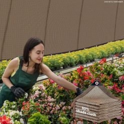 Special Shade Cloth for Garden,80% Mesh Tarp with Grommets Shade Cloth for Greenhouse,Patio,Vegetables,Plants Cover and Chicken Coops