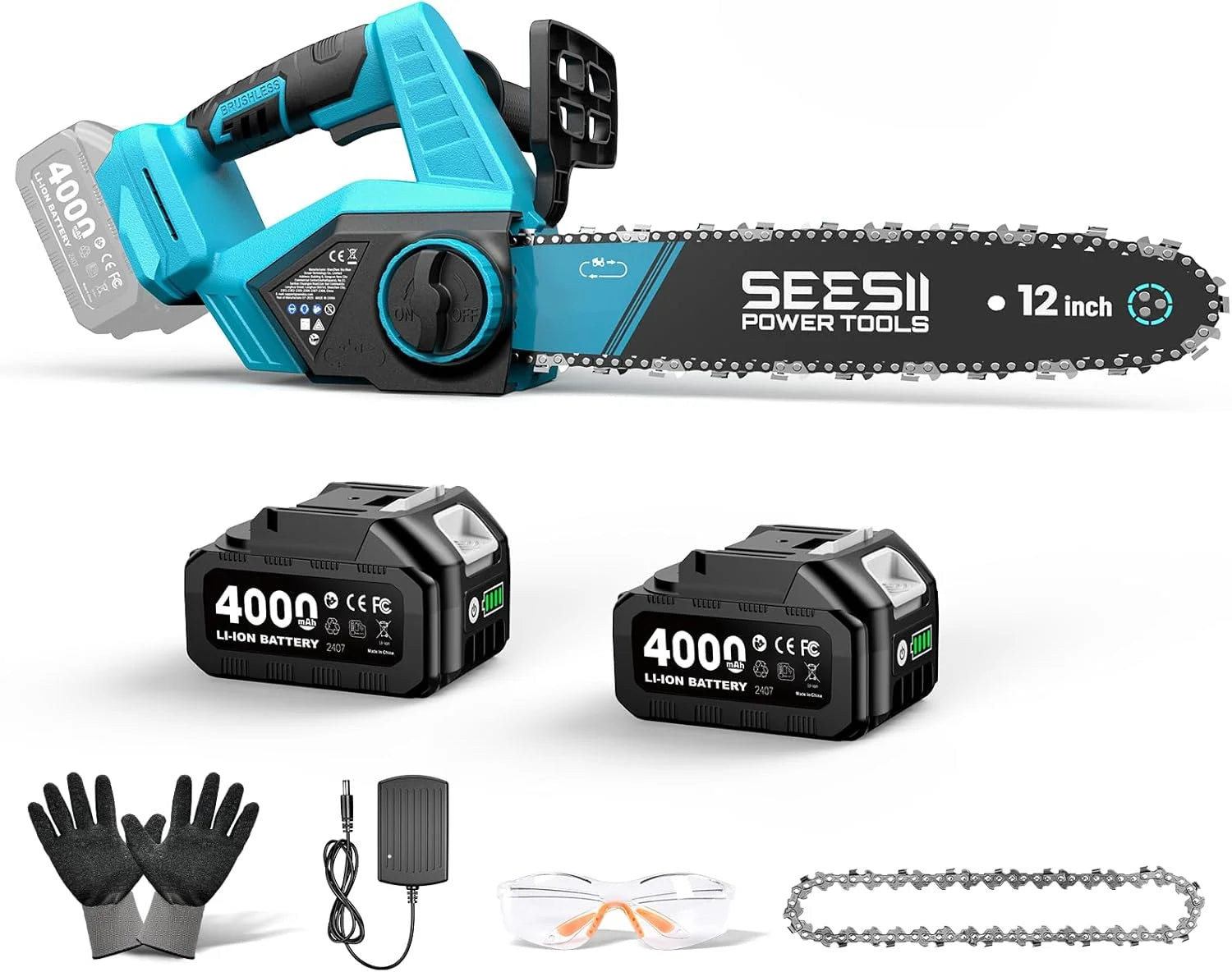 Special 6 Inch Mini Electric Chainsaw Cordless Battery Powered - Image 5