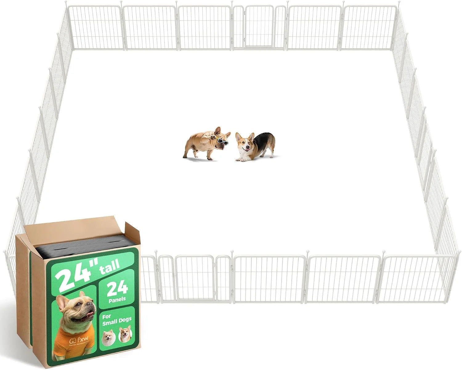 Special Rollick Dog Playpen, Indoor, 24 H, 8 Panels - Image 52