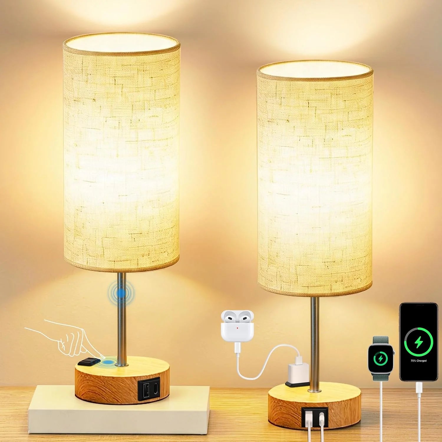 Special Fitfull 2-Pack Table Lamps, Dimmable - Image 4