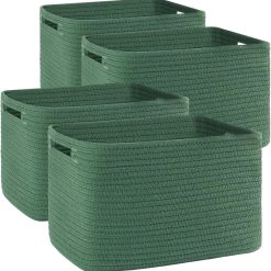 Alternative view of Special 4 Pack Storage Baskets for Organizing, Woven Baskets for Shelves, Perfect for Toys, Books, Towels, and Clothes