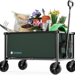Alternative view of Special HOMBETTA 29.3 Collapsible Wagon Cart, 150L Heavy Duty Folding Utility Wagon with Wheels, 260 lbs Load