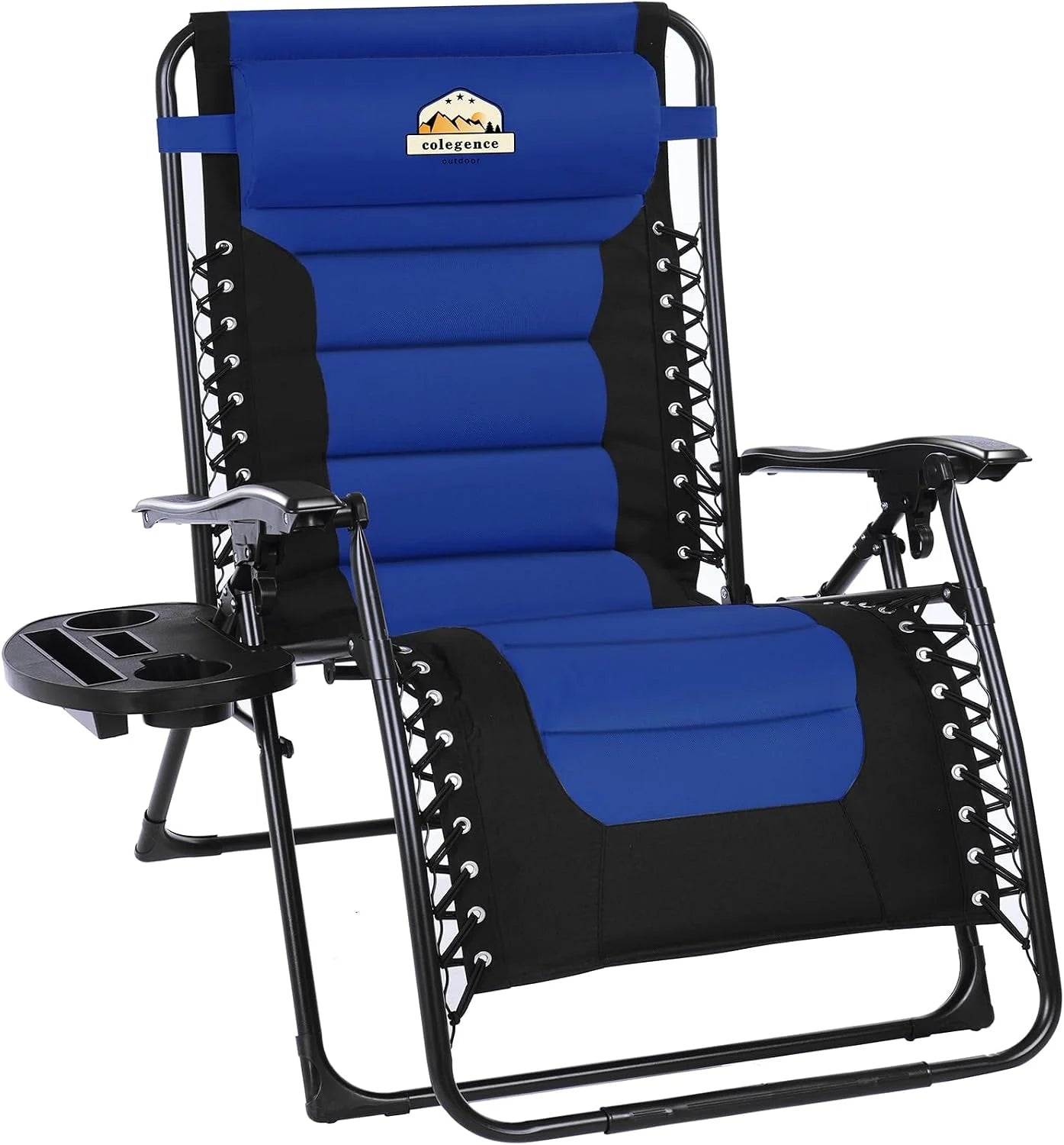 Special Oversized Padded Zero Gravity Lounge Chair, Foldable Patio Anti Gravity Reclining Chairs Folding Lawn Recliner - Image 13
