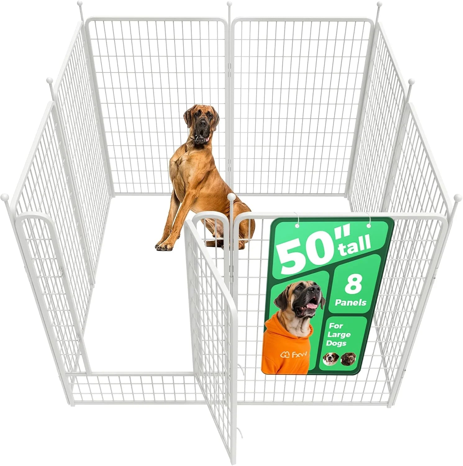 Special Rollick Dog Playpen, Indoor, 24 H, 8 Panels - Image 60