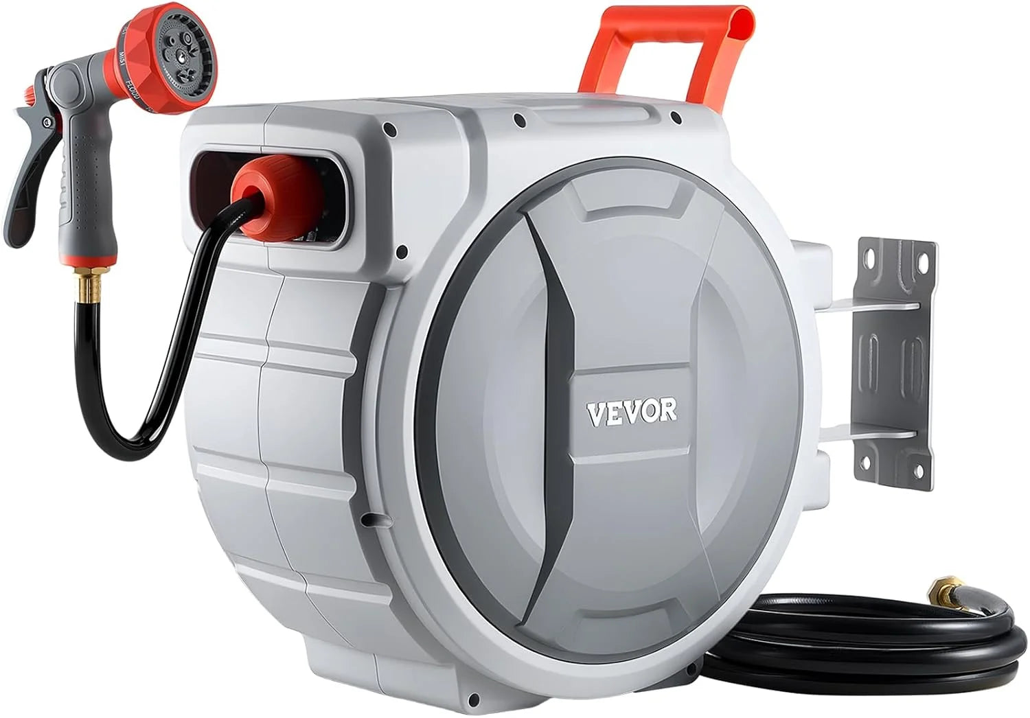 Special Retractable Garden Hose Reel, 5/8 Inch x 100 ft Wall Mounted Hose Reel, Heavy Duty Garden Hose Reel with 9 - Image 3