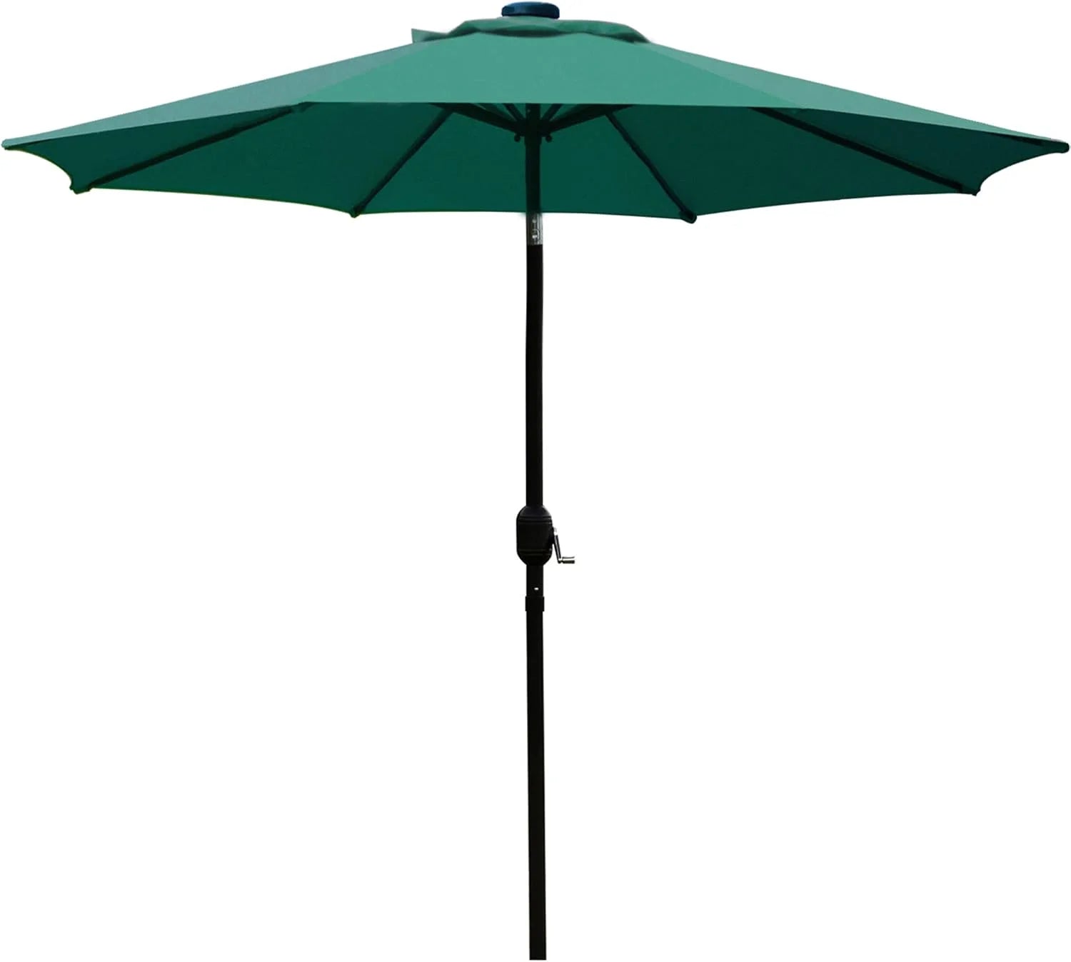 Special Sunnyglade 9" Patio Umbrella Outdoor Table Umbrella with 8 Ribs Tan - Image 4