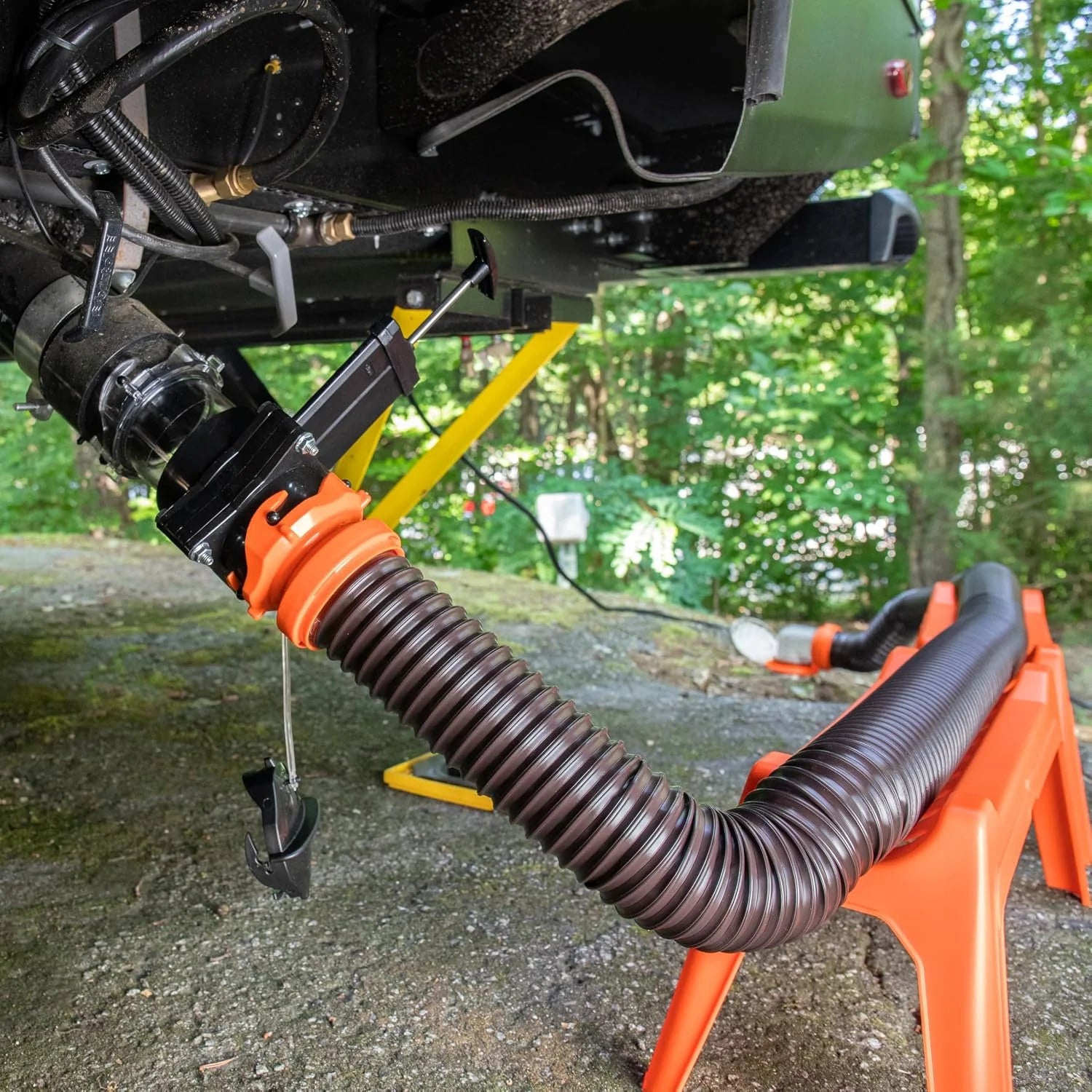 Special Rhino RV Sewer Hose Support Kit, Extends Over Uneven Terrain for Easy Drainage, Holds Up to 15-Feet of RV Sewer - Image 4