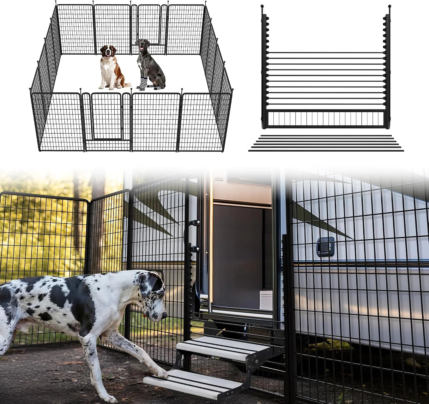 Special Rollick Dog Playpen, Indoor, 24 H, 8 Panels