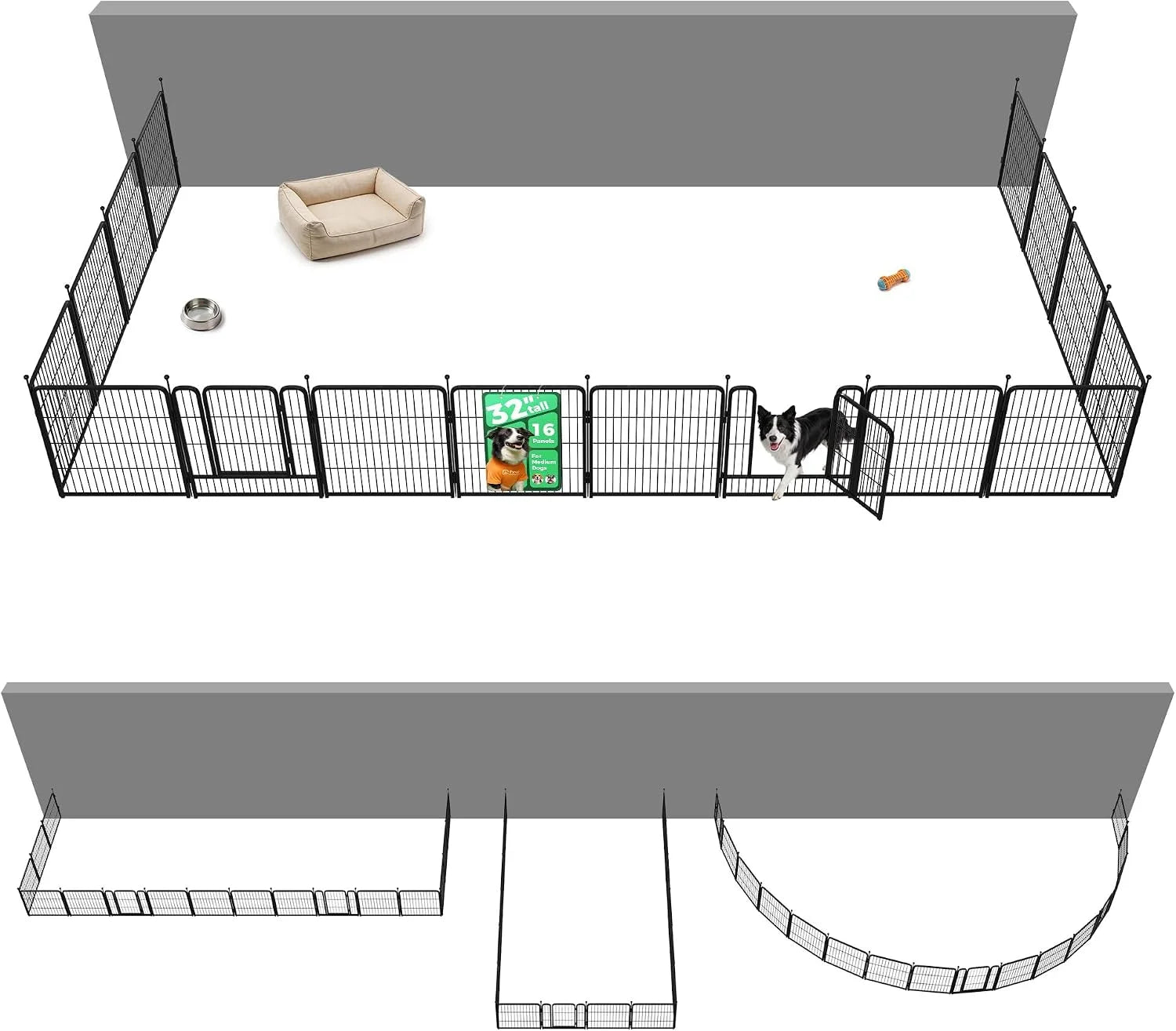Special Rollick Dog Playpen, Indoor, 24 H, 8 Panels - Image 82