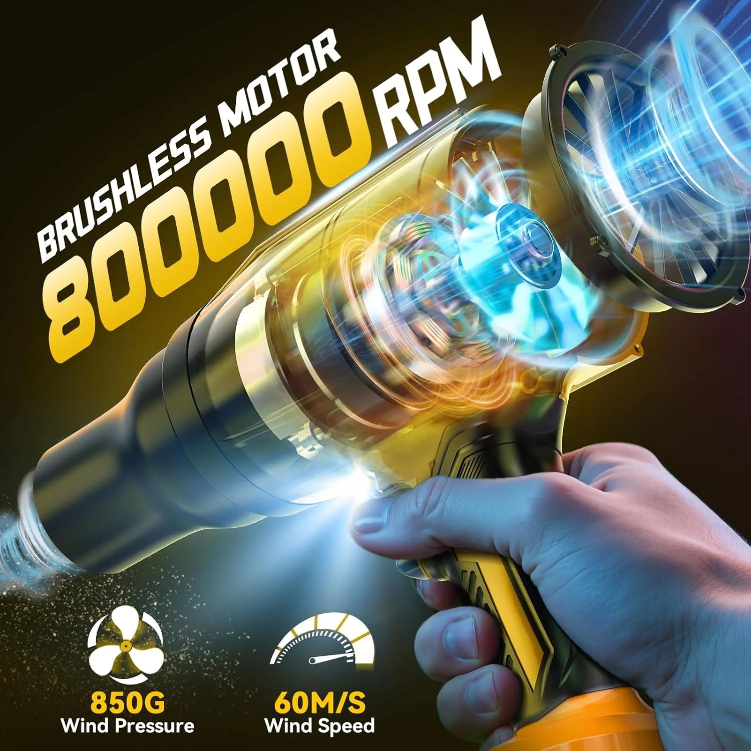 Special Leaf Blower Compatible with Dewalt 20V: Ecarke Cordless Dust Blower - Image 3