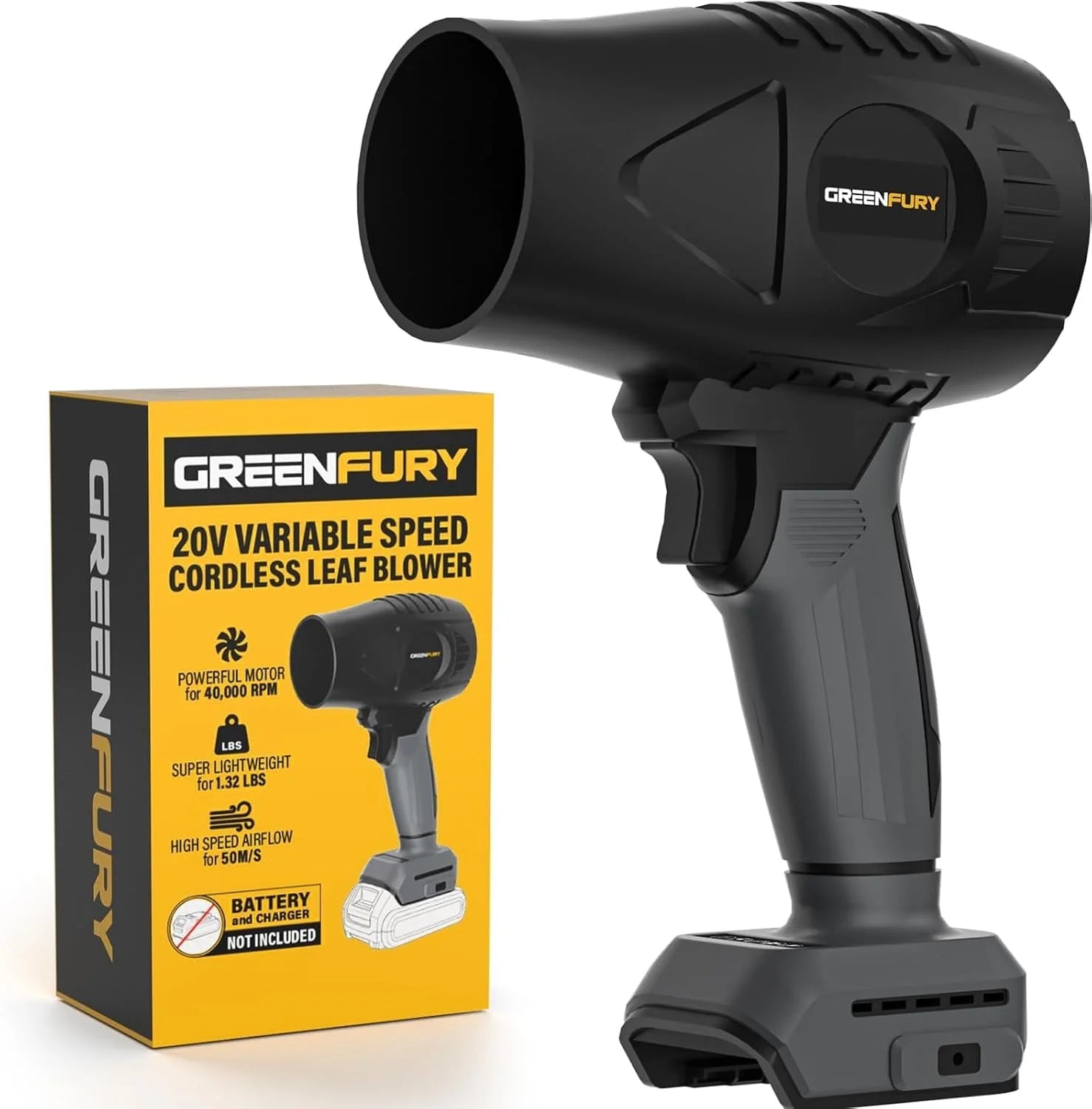 Special Cordless Leaf Blower Compatible with Dewalt 20V Max Battery (Tool Only) - Image 2