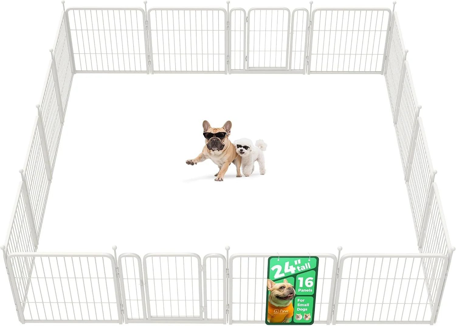 Special Rollick Dog Playpen, Indoor, 24 H, 8 Panels - Image 7