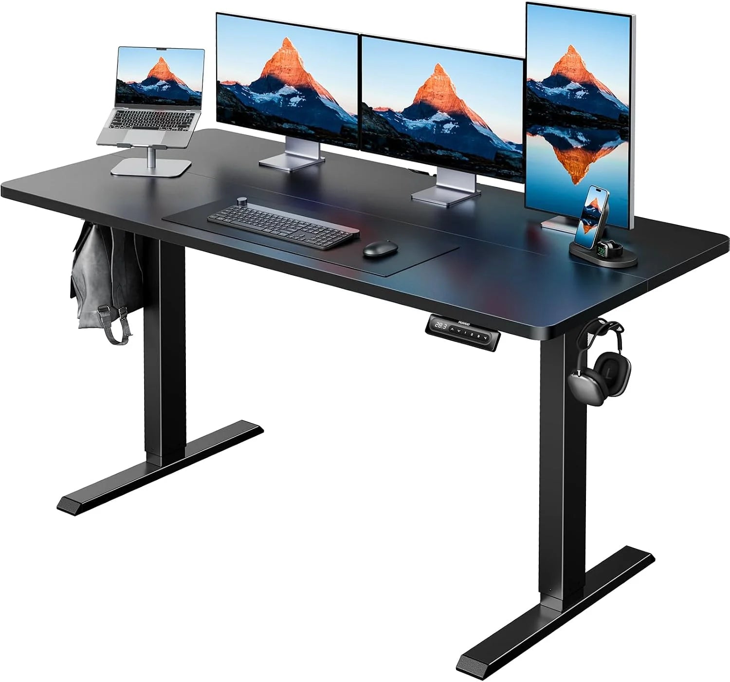Special HUANUO 32 Small Electric Standing Desk Adjustable Height, 4 Memory Height Settings - Image 16