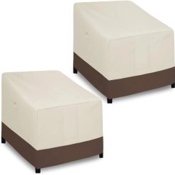 Special Heavy Duty Outdoor Chair Cover, 2 Pack-33.5Wx31.5Dx36H inch " For Outdoor Living