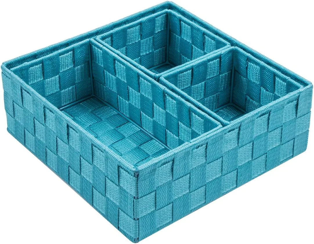 Special Woven Storage Baskets for Organizing 6 Pack, Large&Small Storage Cube Bins Set for Bathroom, Storage Boxes - Image 5