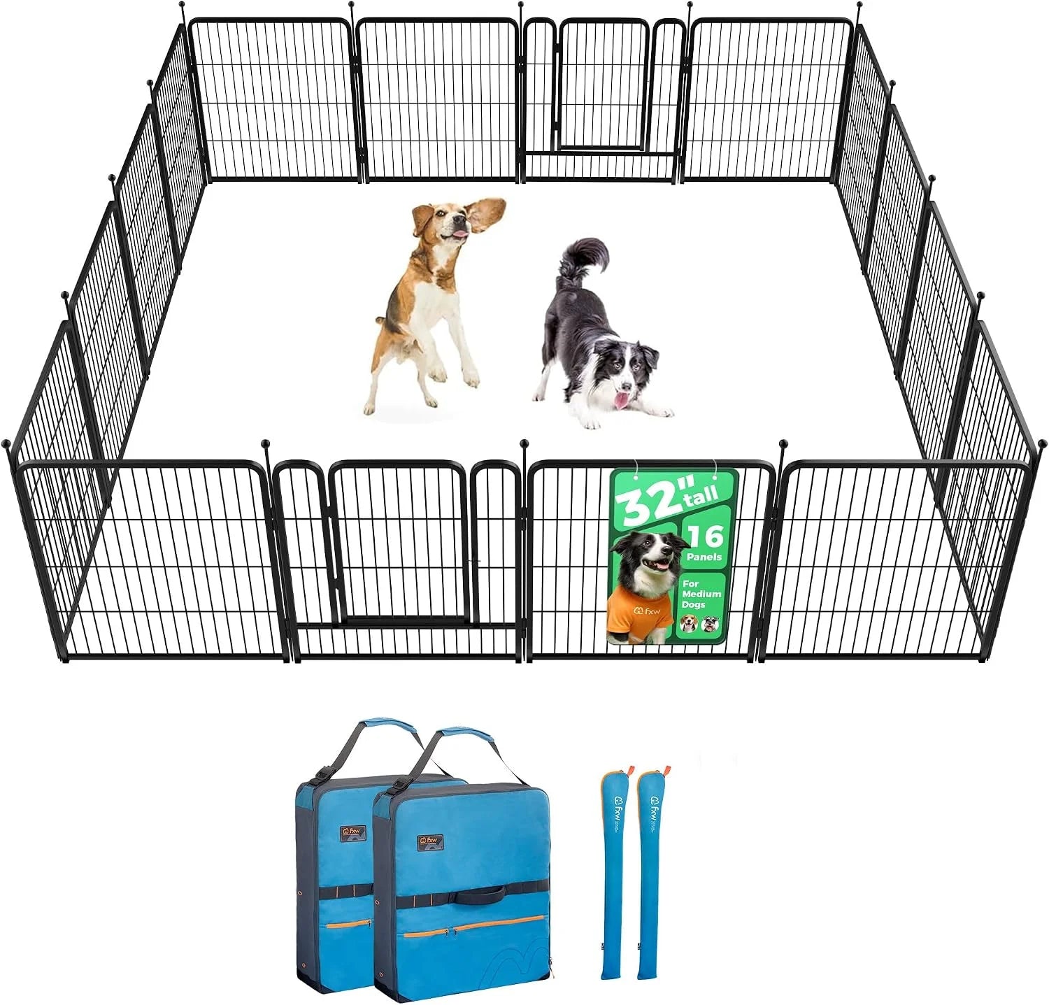 Special Rollick Dog Playpen, Indoor, 24 H, 8 Panels - Image 48