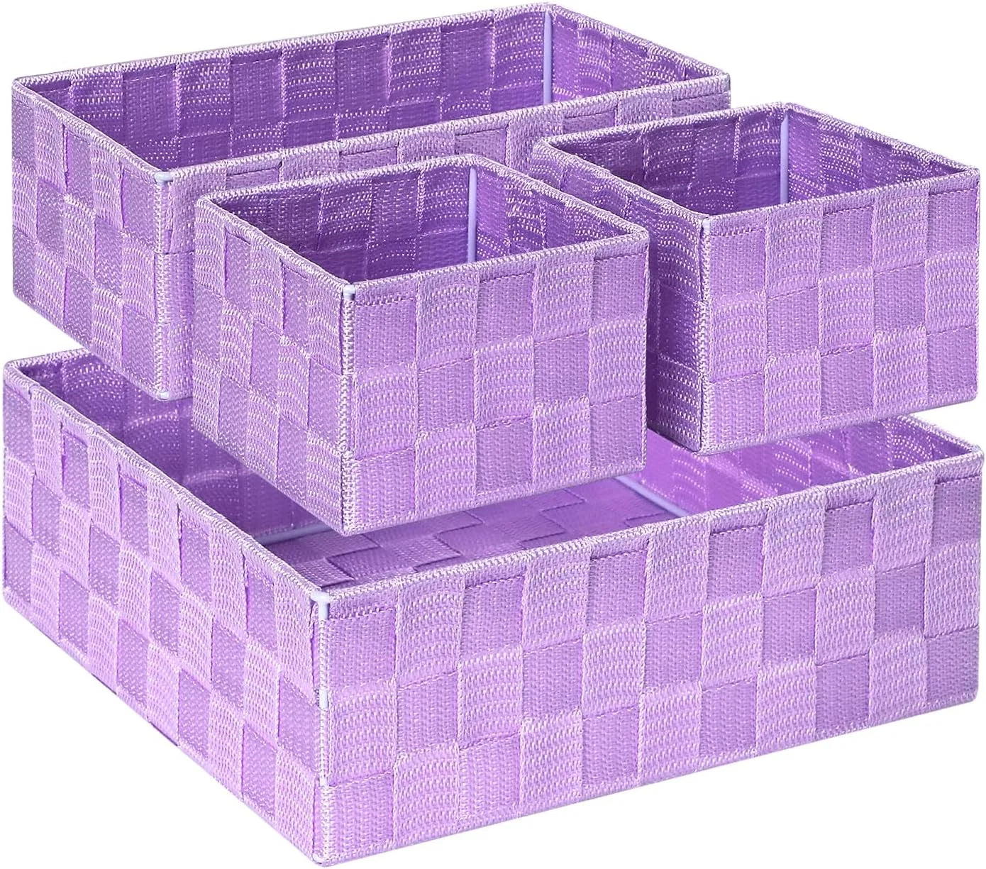 Special Woven Storage Baskets for Organizing 6 Pack, Large&Small Storage Cube Bins Set for Bathroom, Storage Boxes - Image 15