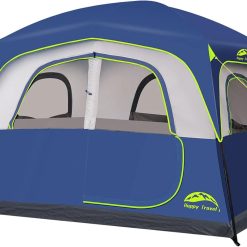Special Travel Tent 6 Person Tents for Camping, Waterproof Easy Setup Camping Tent with Rainfly