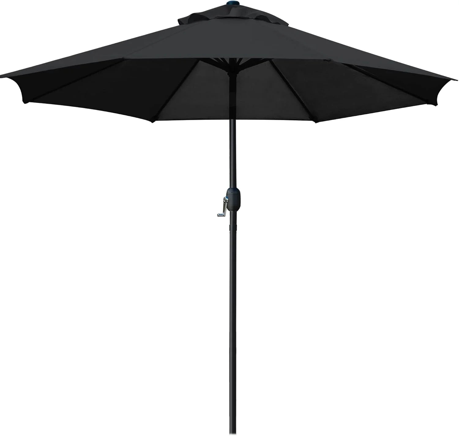 Special Sunnyglade 9" Patio Umbrella Outdoor Table Umbrella with 8 Ribs Tan - Image 6