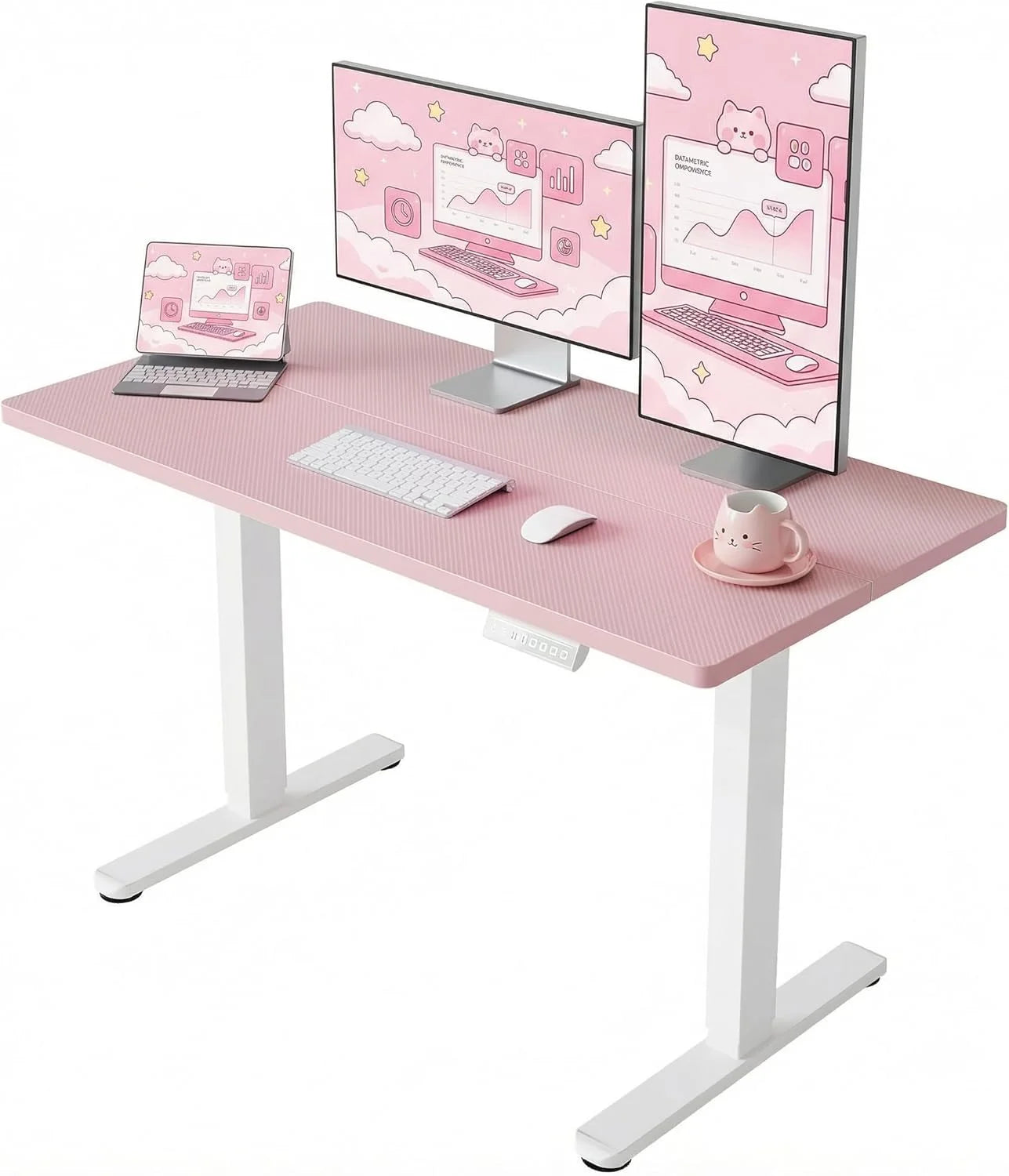 Special HUANUO 32 Small Electric Standing Desk Adjustable Height, 4 Memory Height Settings - Image 36