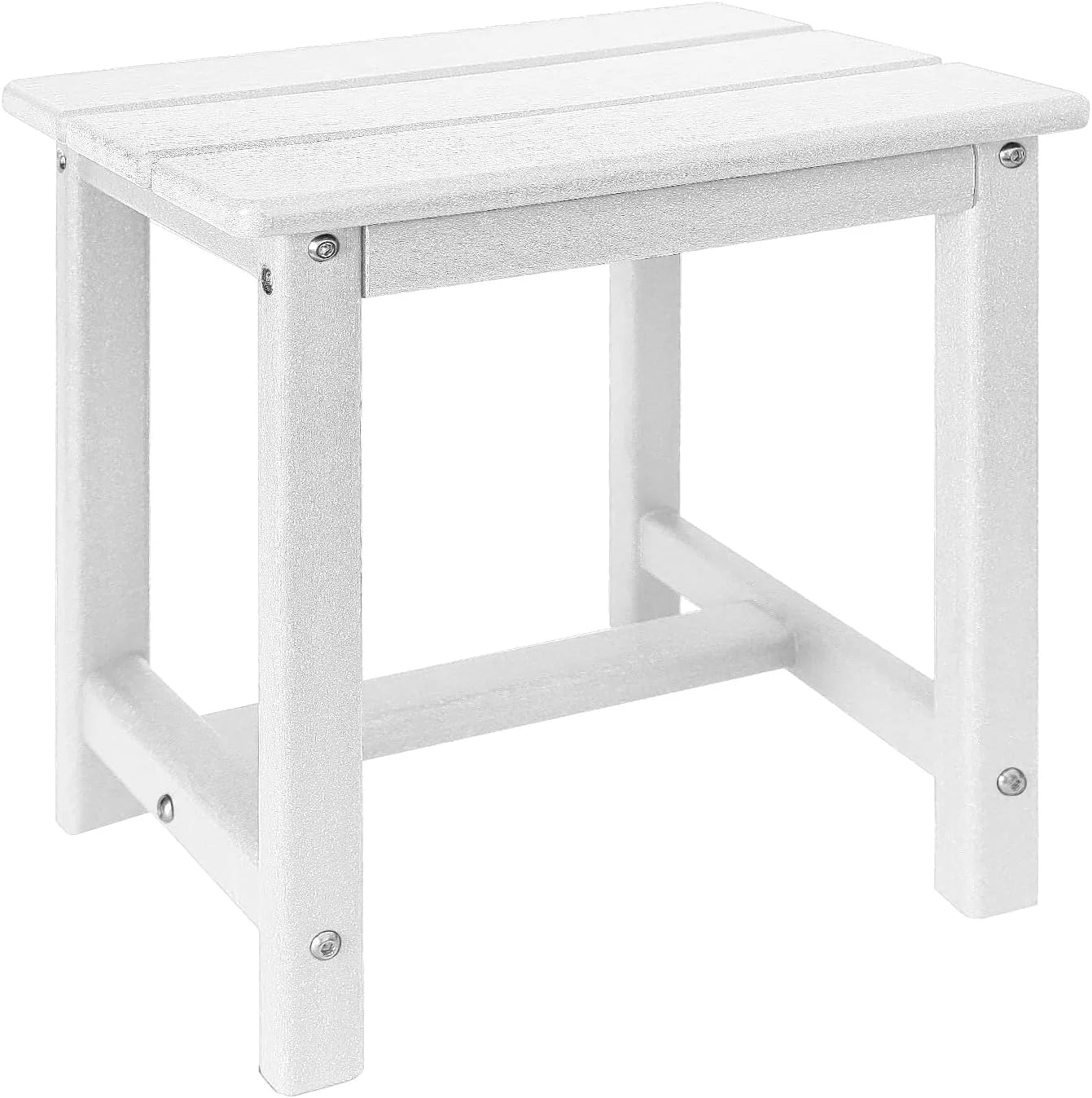 Special Adirondack Square Outdoor Side Table,2-Tier Storage Patio Side Table - Image 9