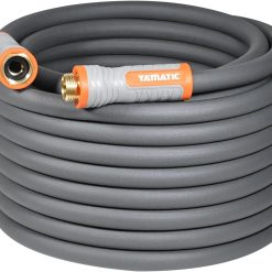 Special Flexible Garden Hose 5/8 x 75ft, 360° Swivel Handle, Burst 600 PSI, 75 Foot Heavy Duty Water Hose