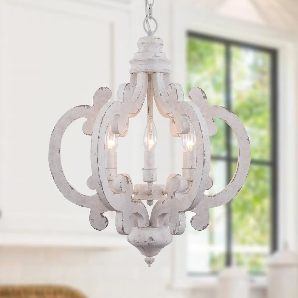 Special Wood Chandelier Light Fixture - Image 5