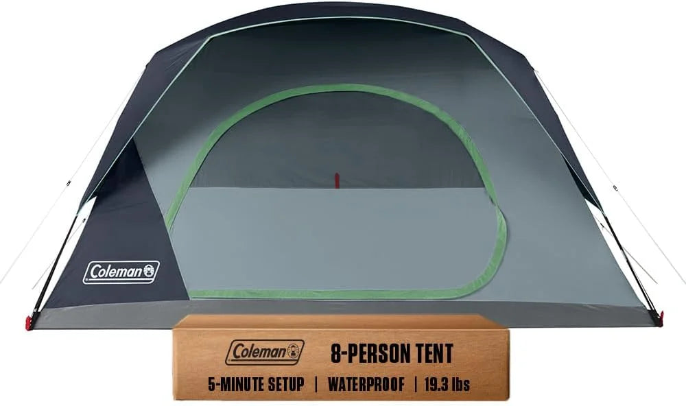 Special Coleman Skydome Camping Tent with 5 Minute Setup, 2/4/6/8 Person Weatherproof Tent with Rainfly & Carry Bag - Image 6
