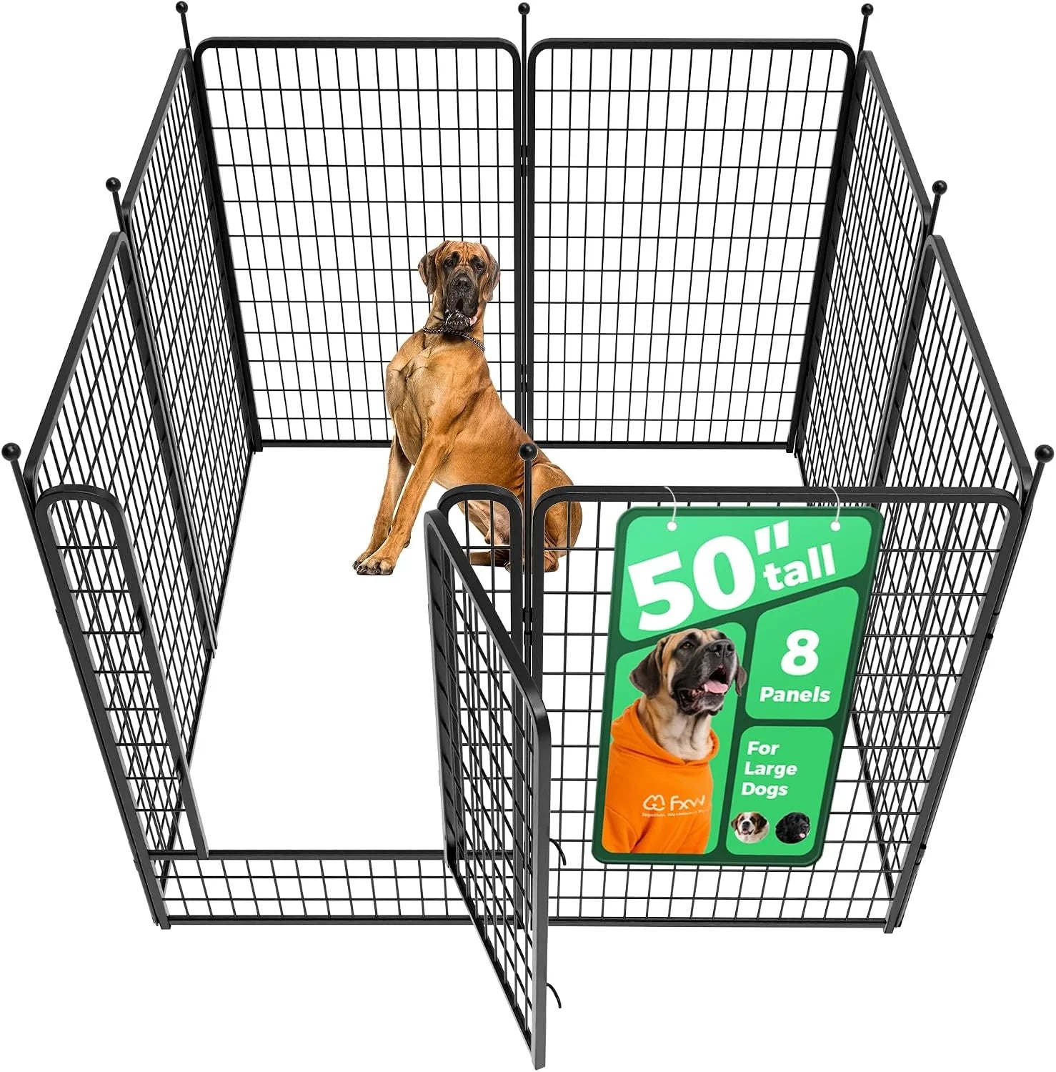 Special Rollick Dog Playpen, Indoor, 24 H, 8 Panels - Image 91