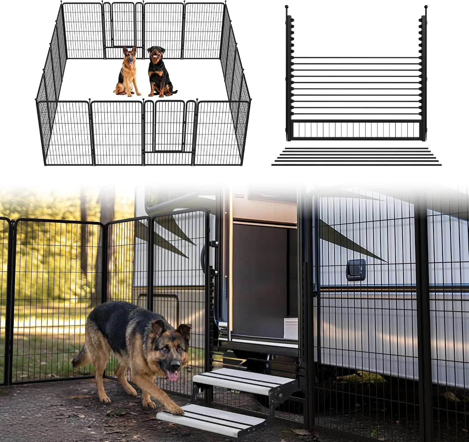 Special Rollick Dog Playpen, Indoor, 24 H, 8 Panels - Image 11
